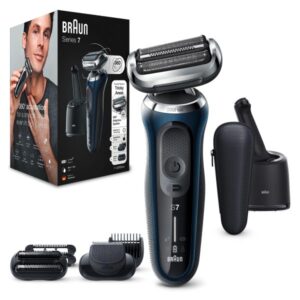 Máy Cạo Râu Braun Series 7 71-B7850cc, kèm Smart Care 4 in1, màu Blue