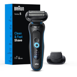 Máy cạo râu khô & ướt Braun Series 5 5118s, màu xanh lam - MODEL 2024