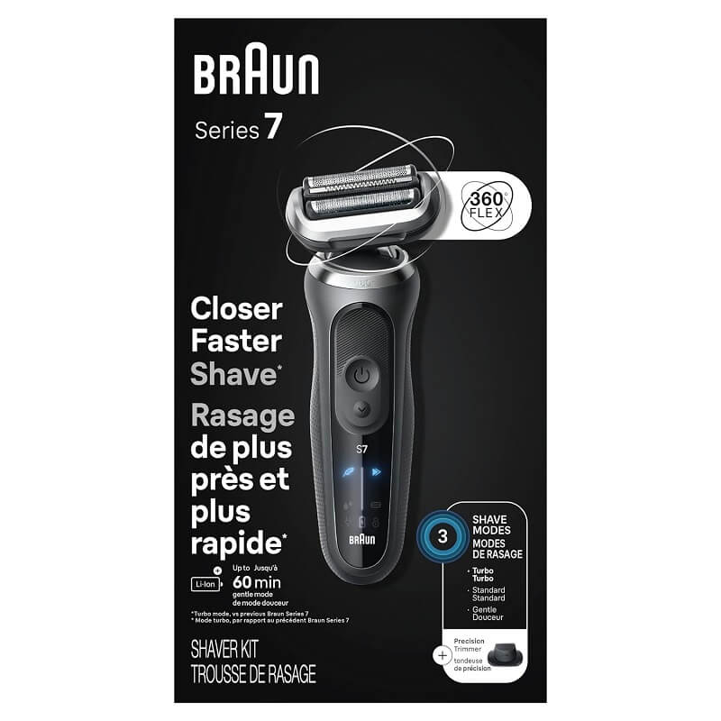 Máy cạo râu Braun series 7 7120s kèm hộp đựng du lịch, Màu Space Grey - Ảnh 7