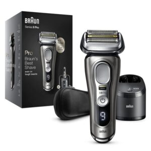 Máy cạo râu Braun Series 9 Pro 9465cc với Smart Care 5 in 1, màu Ánh Kim
