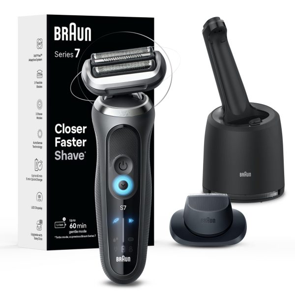 Máy Cạo Râu Braun Series 7 7171cc, có Smart Care 4 in 1, Màu Space Grey