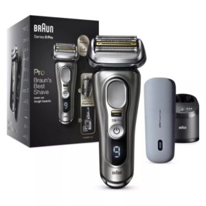Máy cạo râu Braun Series 9 Pro 9475cc với Smart Care 5 in 1 và PowerCase, Màu Ánh Kim