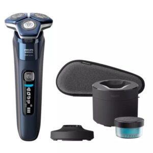 Máy cạo râu Philips Series 7000, model S7885/85, có đế sạc đứng, hộp đựng du lịch, trạm làm sạch
