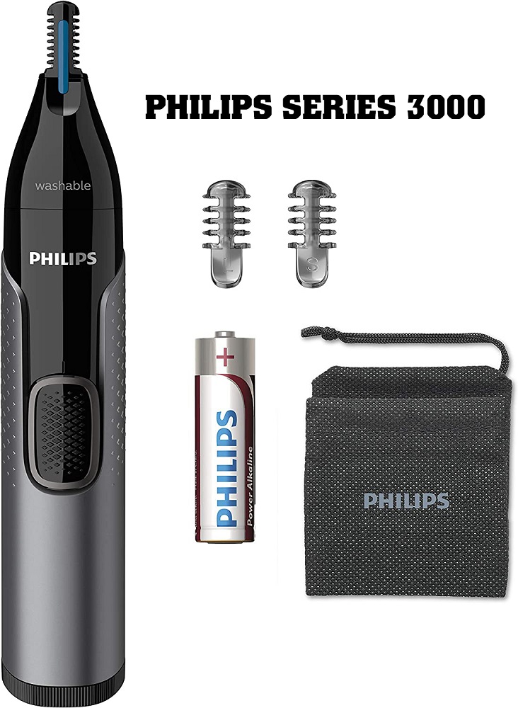Máy cắt tỉa lông mũi Philips Series 3000 NT3650 chính hãng - Ảnh 2