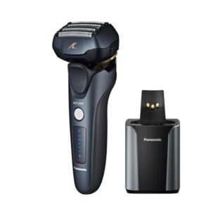 Máy cạo râu Panasonic LAMDASH 5 lưỡi ES-LVK8-K, có trạm vệ sinh tự động, màu đen