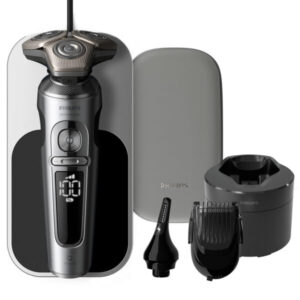 Máy cạo râu cao cấp Philips Series 9000 Prestige SP9885/35, sạc không dây Qi, trạm làm sạch